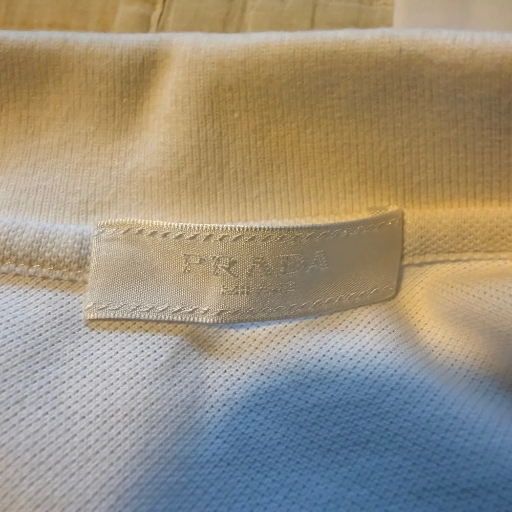 Prada White Polo Shirt with Red Accent - Picture 3 of 3